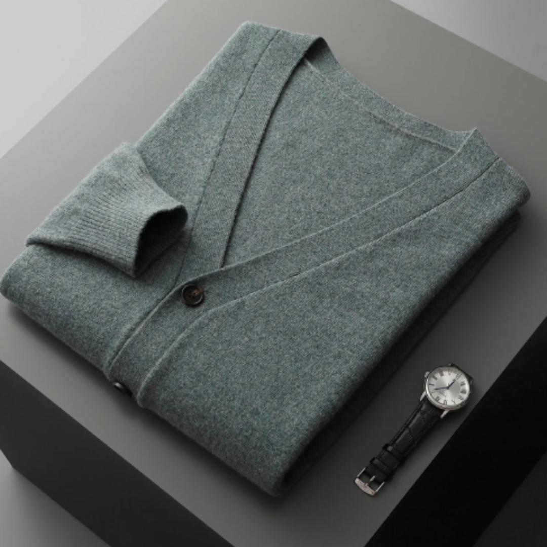 Nicholas | Men's V-Neck Cardigan - Image 13