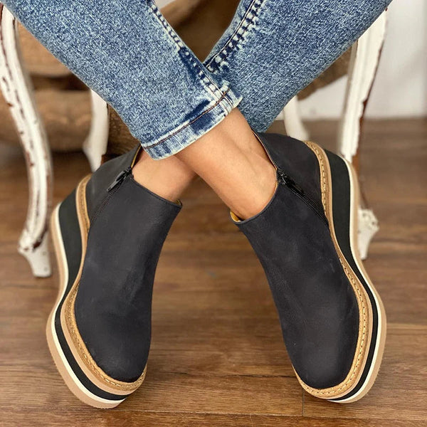 Courtney | Women's Wedge Booties - Image 4