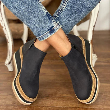 Courtney | Women's Wedge Booties - Image 4