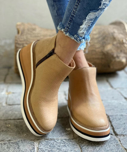 Courtney | Women's Wedge Booties - Image 5