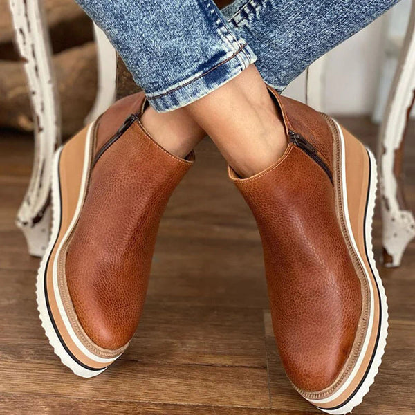 Courtney | Women's Wedge Booties - Image 6
