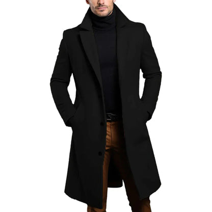 Levi | Men's Slim-Fit Long Coat - Image 3