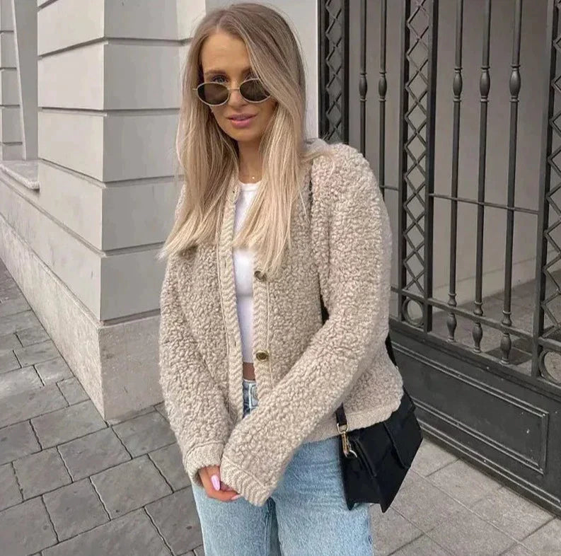 Georgia | Women's Button Front Cardigan Jacket - Image 1
