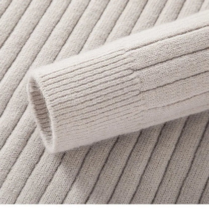 Kris | Men's Quarter Zip Slim-Fit Sweater - Image 4