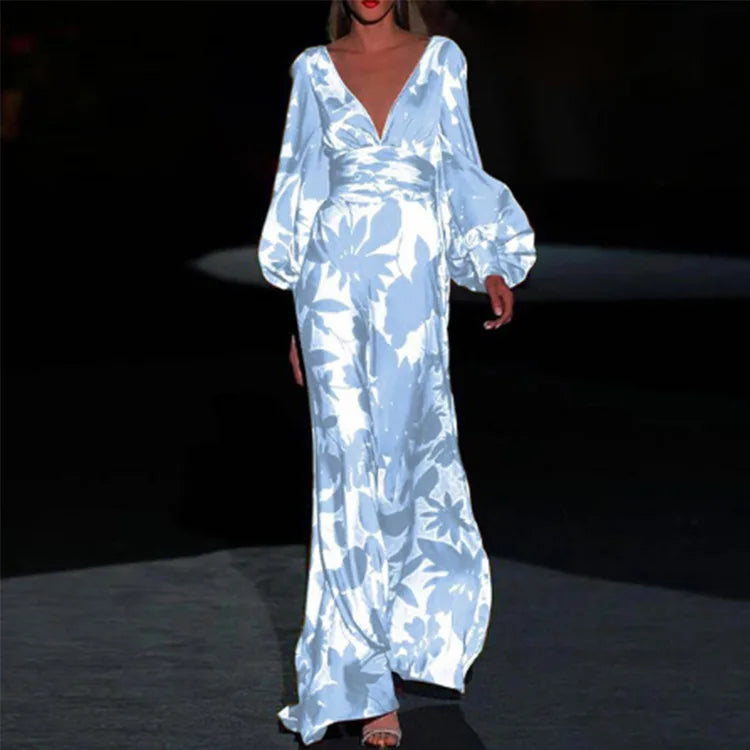Felicia | Elegant Flowy Midi Dress for Everyday and Evening Wear - Image 1