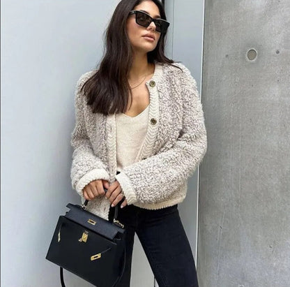 Georgia | Women's Button Front Cardigan Jacket - Image 3