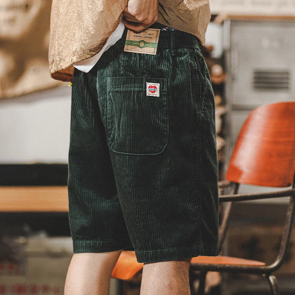 Keith | Casual Adjustable Cord Shorts - Image 5