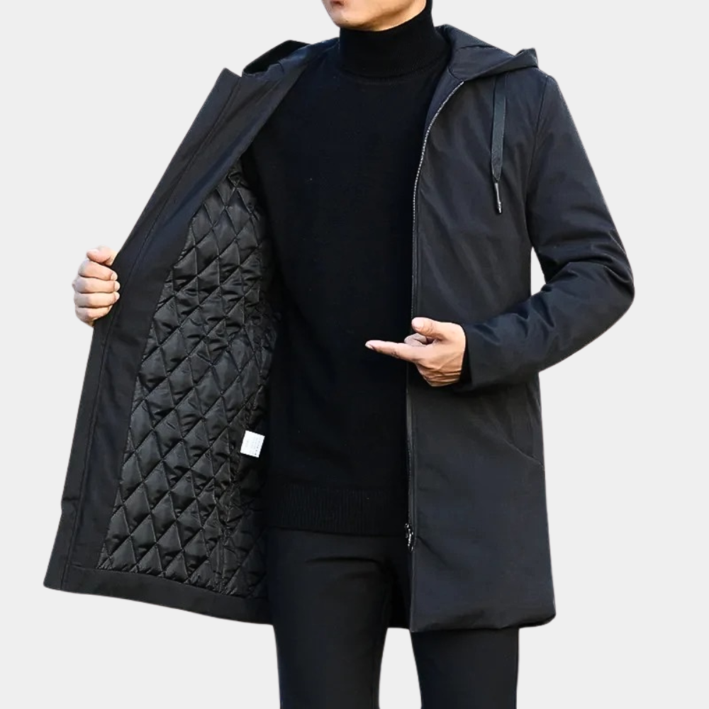 Teddy | Men's Hooded Zip-Up Casual Jacket - Image 1