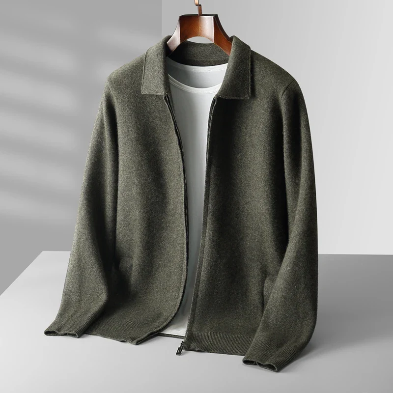 Robert | Men's Zip Up Sweater - Image 13
