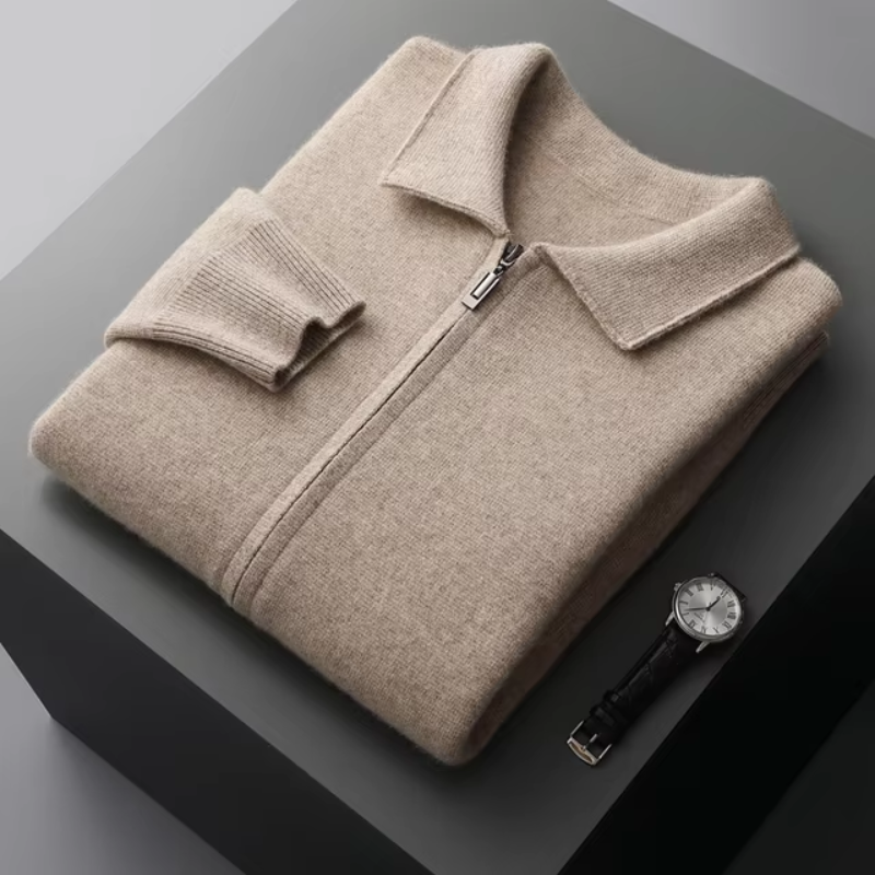 Robert | Men's Zip Up Sweater - Image 3