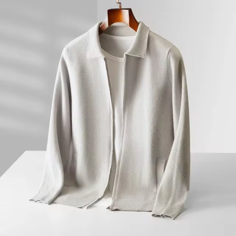 Robert | Men's Zip Up Sweater - Image 7