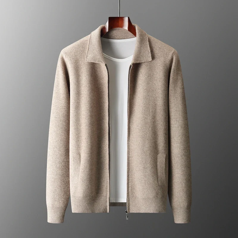 Robert | Men's Zip Up Sweater - Image 1