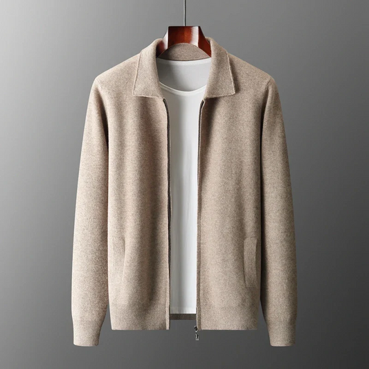 Robert | Men's Zip Up Sweater - Image 1