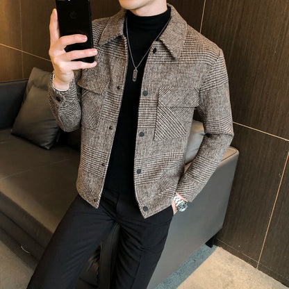 Brandon | Men's Plaid Shirt Jacket - Image 5