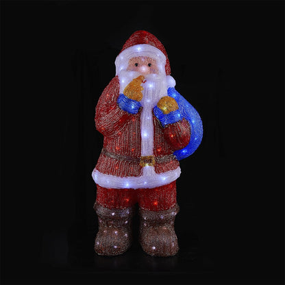 Acrylic Santa Claus with LED Lights - 83 cm