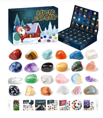 Advent Calendar – 24 Natural Crystal Treasures