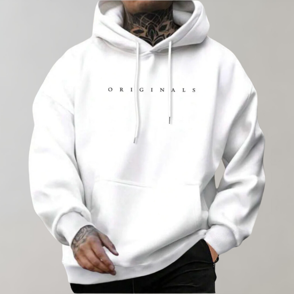 Albert | Men's Long-Sleeved Pullover Hoodie
