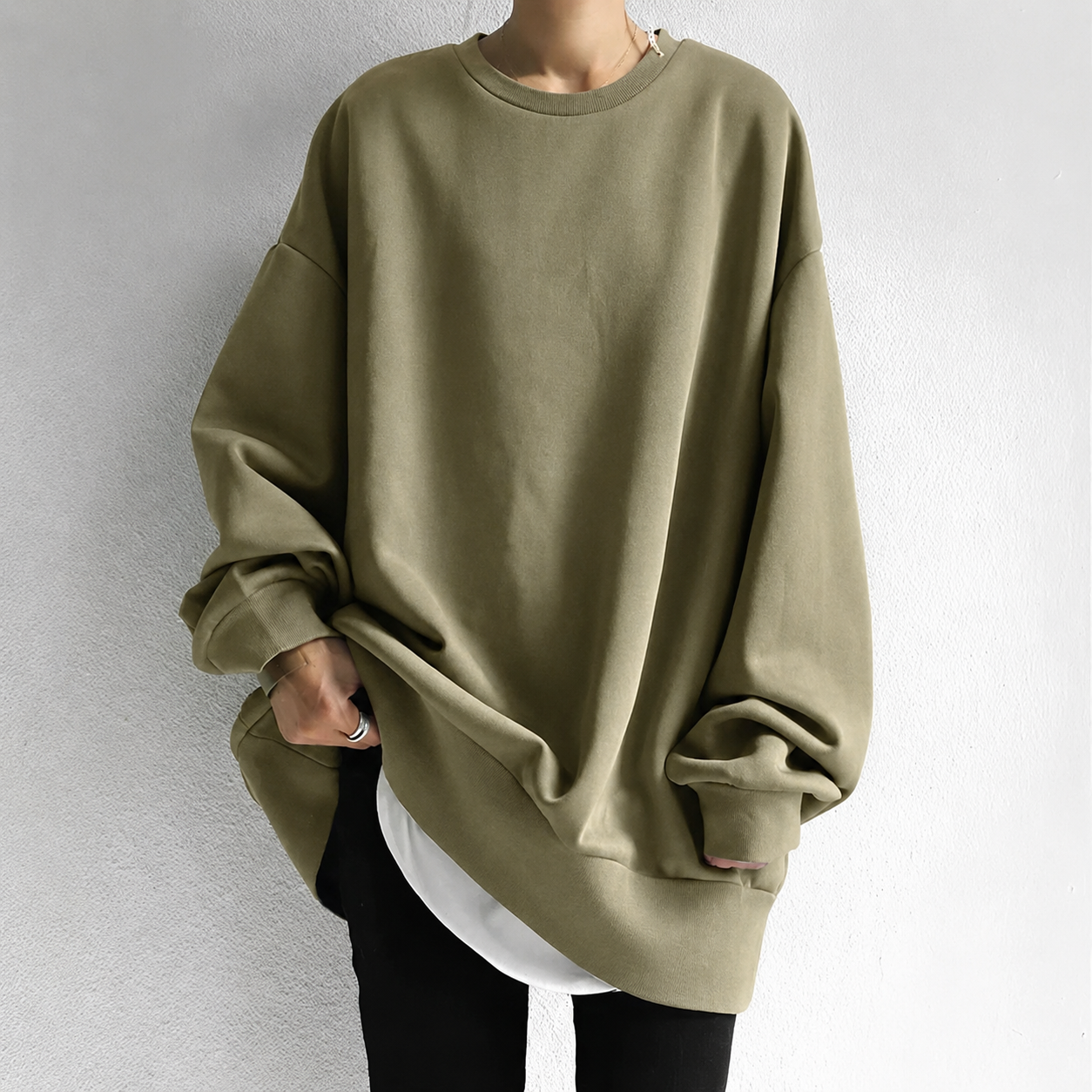 Alice | Women's Oversized Tunic Sweater - Image 1