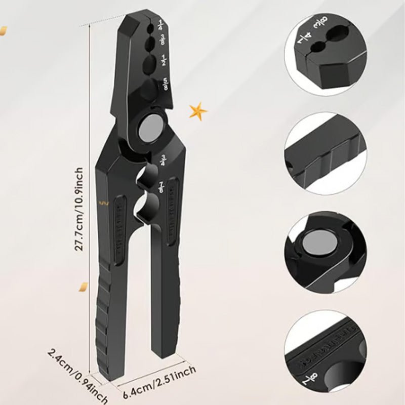 Alloy Tube Rounder Pliers with 6-Hole Design