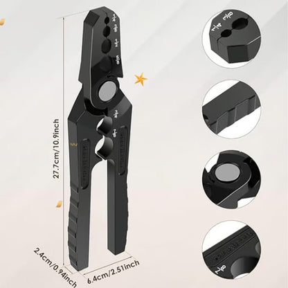 Alloy Tube Rounder Pliers with 6-Hole Design