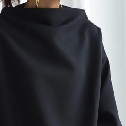 Image of Angela | Women's Oversized Funnel Neck Top