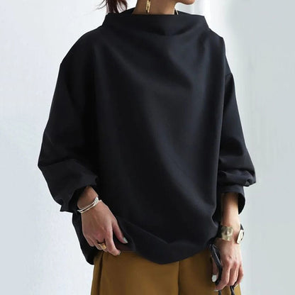 Image of Angela | Women's Oversized Funnel Neck Top