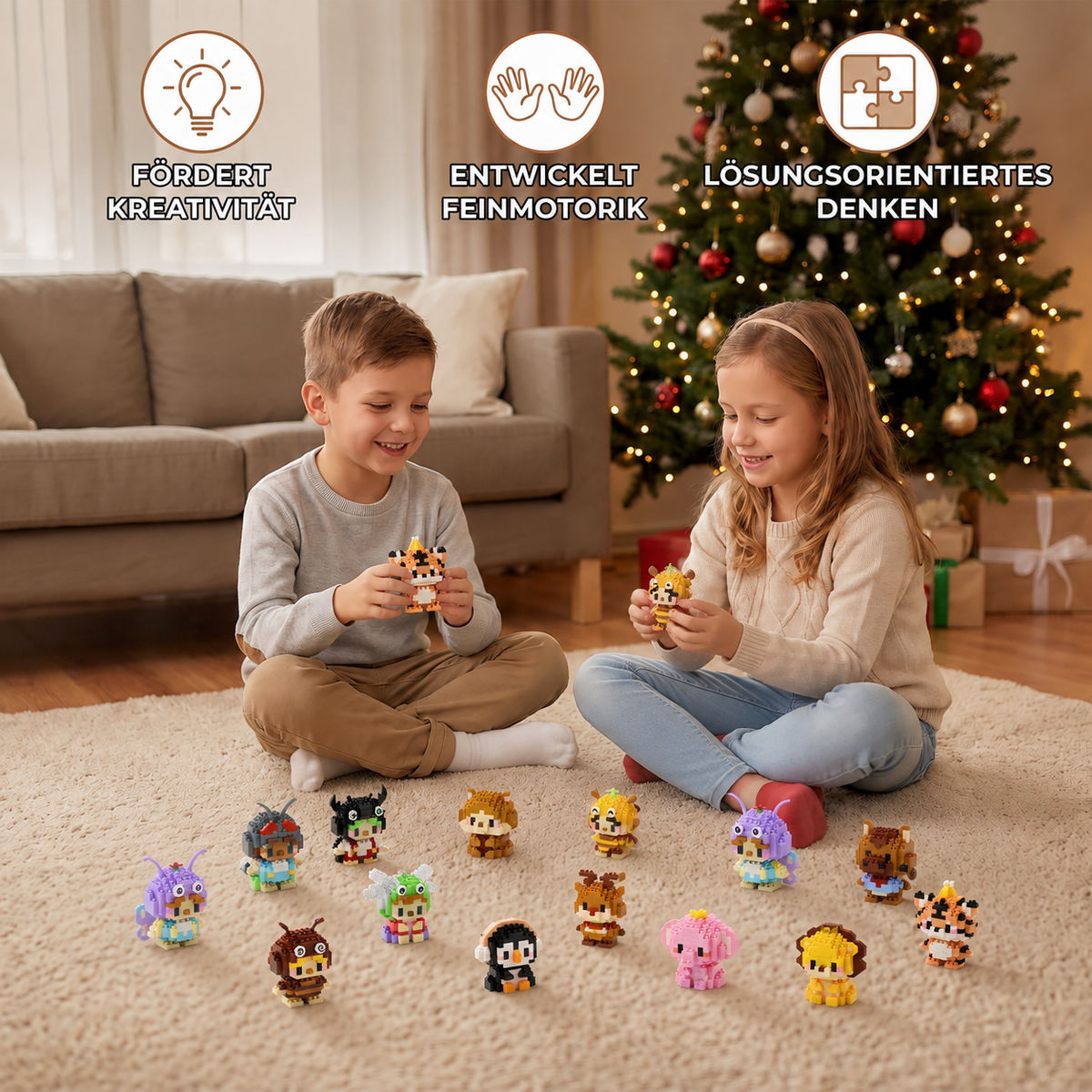 Animal Building Block Advent Calendar – 24 Days of Cute Building Figures
