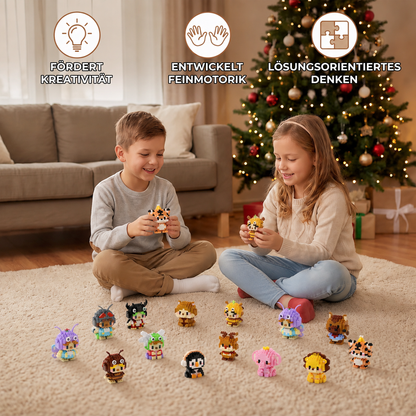 Animal Building Block Advent Calendar – 24 Days of Cute Building Figures
