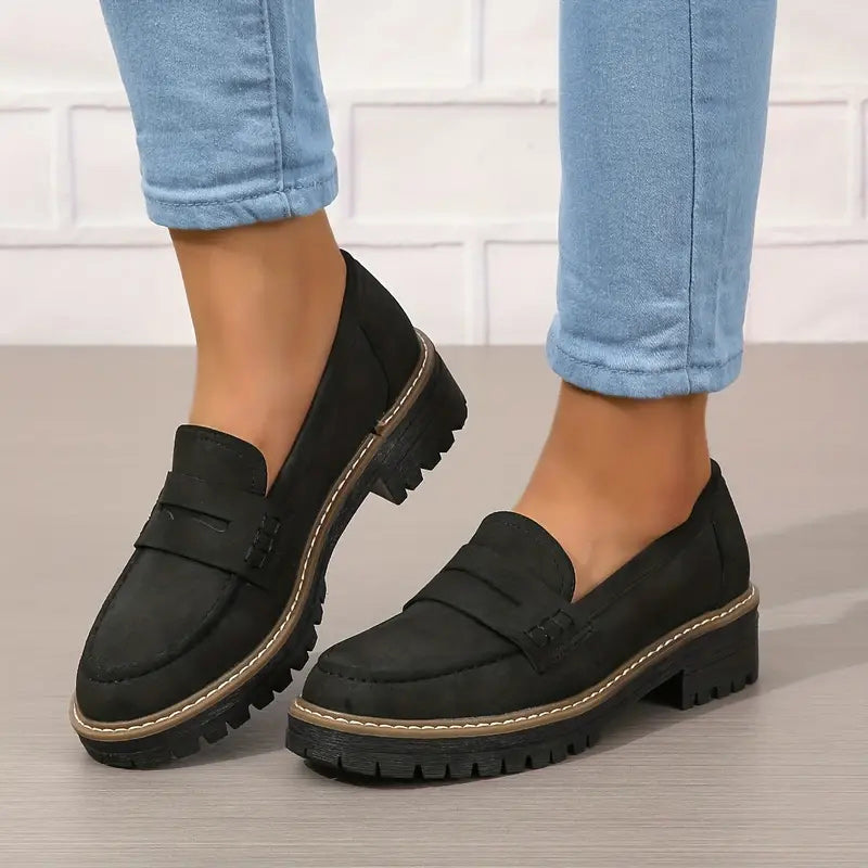 Anine | Women's Chunky Platform Loafers