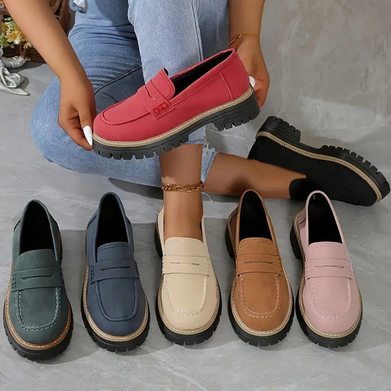 Anine | Women's Chunky Platform Loafers