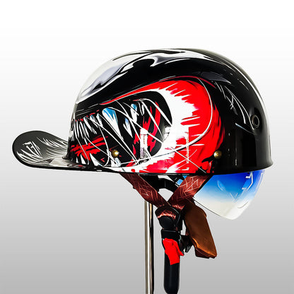 Baseball Cap Style Motorcycle Helmet
