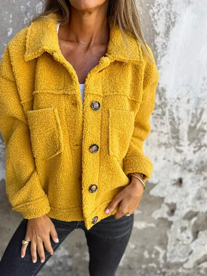 Mariah | Women's Button-Down Relaxed Fit Jacket - Image 2