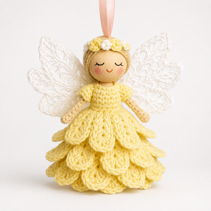 Beginner Crochet Angel Ornament Kit