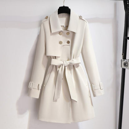 Michelle | Women's Belted Double-Breasted Coat - Image 1