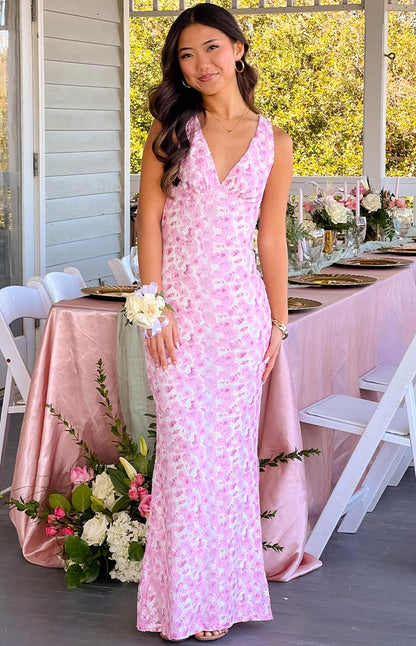 Piper | Elegant Sleeveless Wedding Dress with Floral Design for Women - Image 10