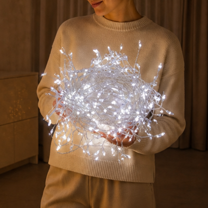Branched Copper Wire Firecracker Fairy Lights