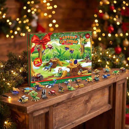 Bug and Insect Advent Calendar for Kids, 24 Brick Builds and 2 Secret Builds