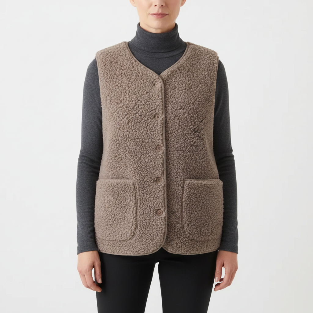 Button-Front Vest