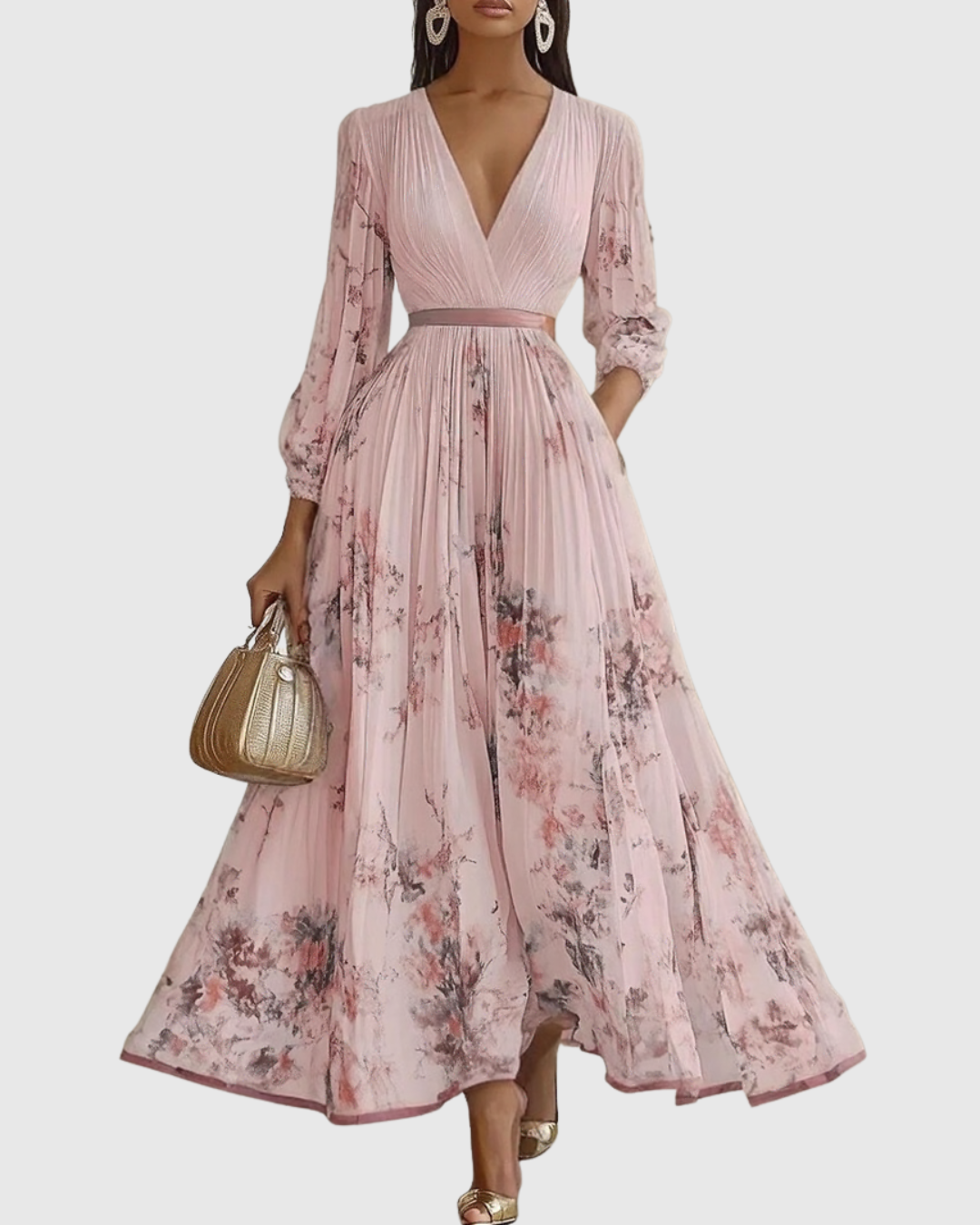 Image of Carla | Women's Sleeveless A-Line Midi Dress
