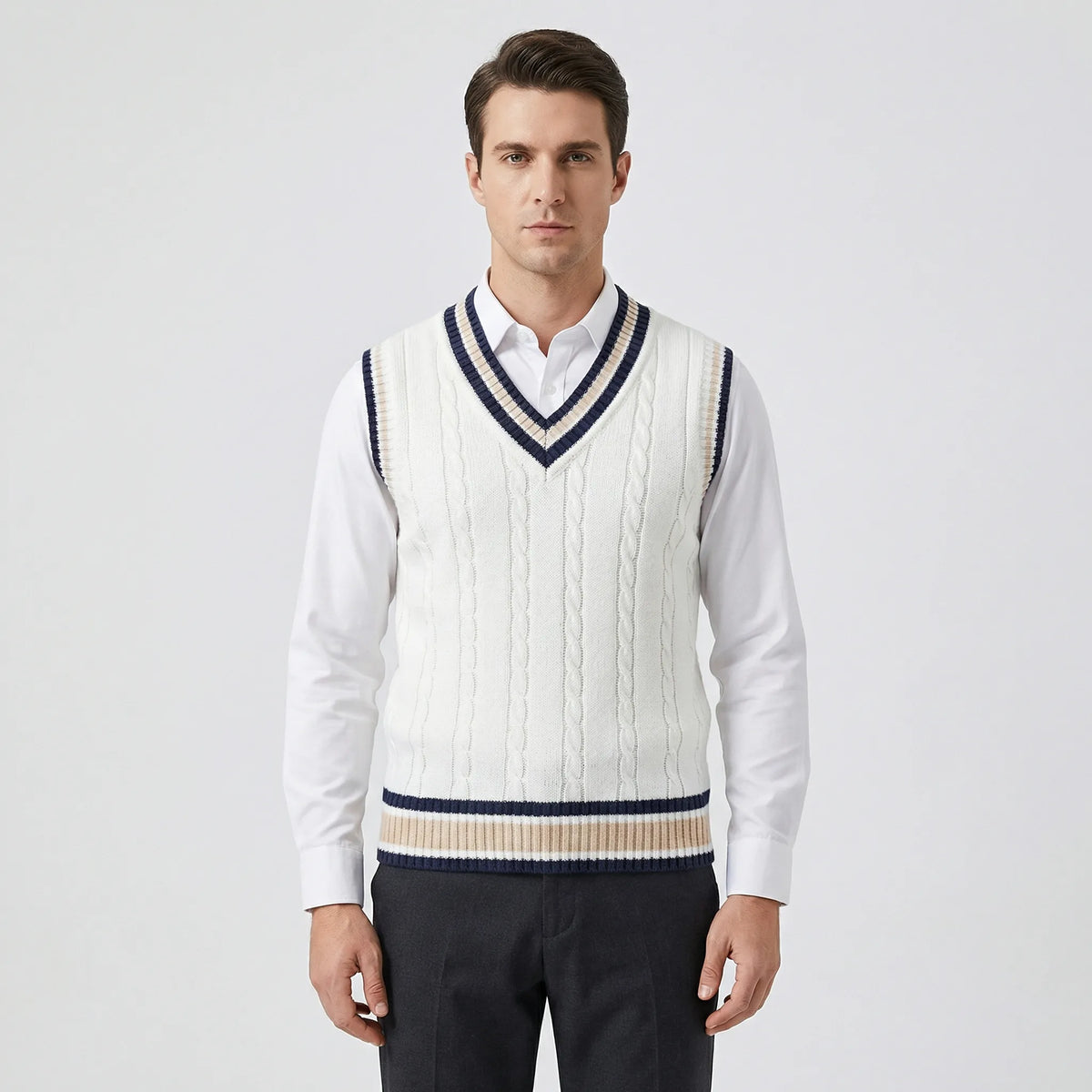 Casual Preppy Sweater Vest