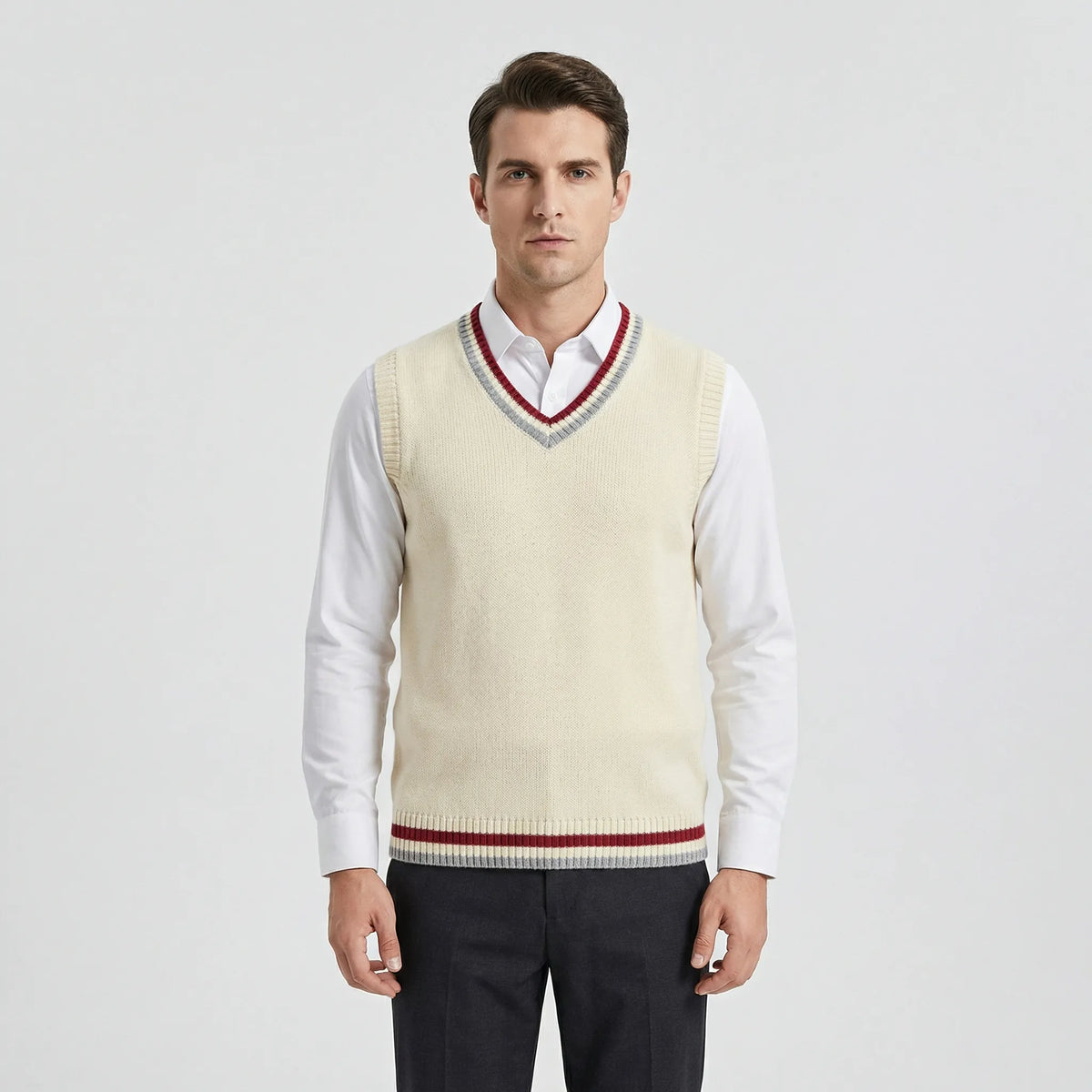 Casual Preppy Sweater Vest