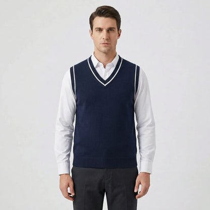 Casual Preppy Sweater Vest