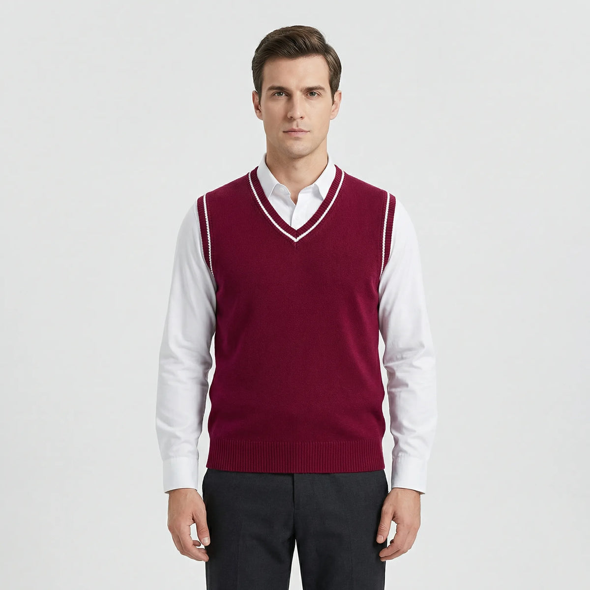 Casual Preppy Sweater Vest