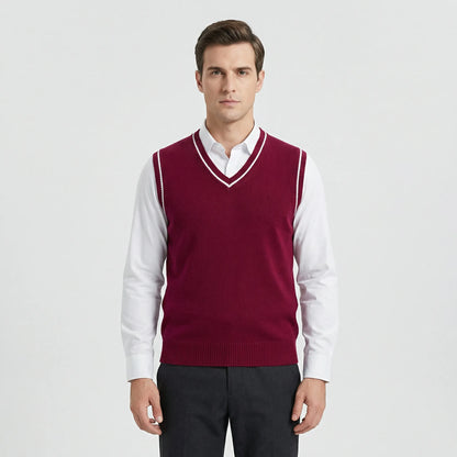 Casual Preppy Sweater Vest