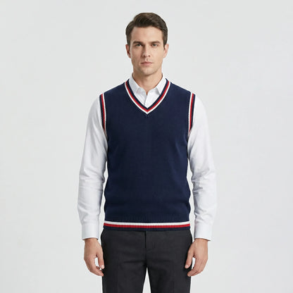 Casual Preppy Sweater Vest