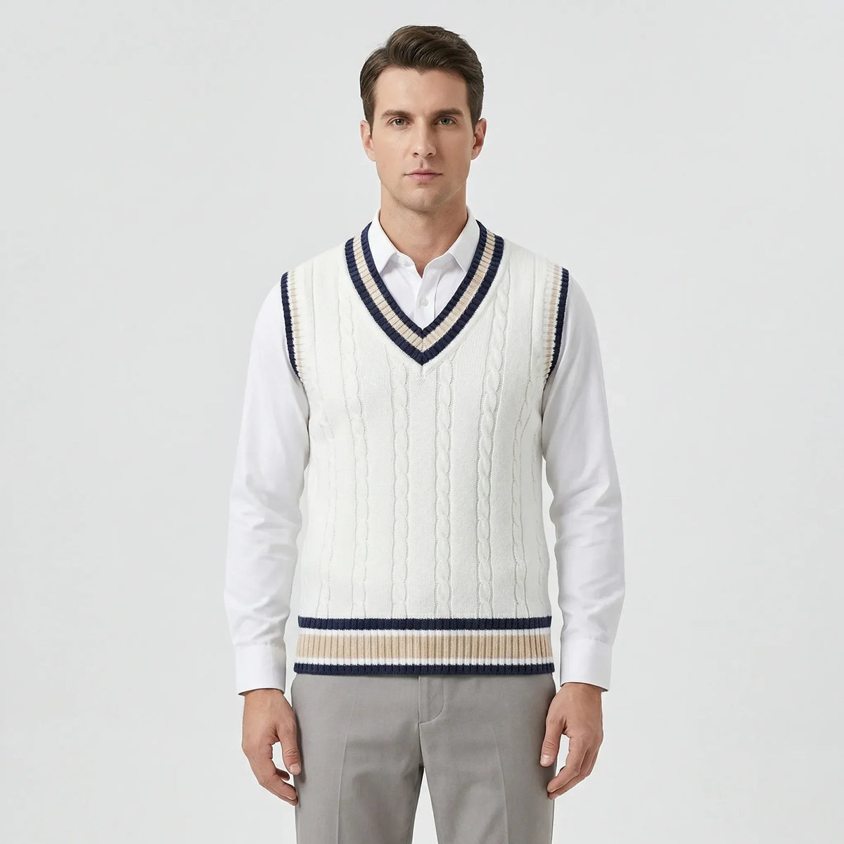 Casual Preppy Sweater Vest