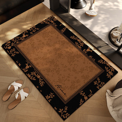Checkerboard Pattern Entryway Mat