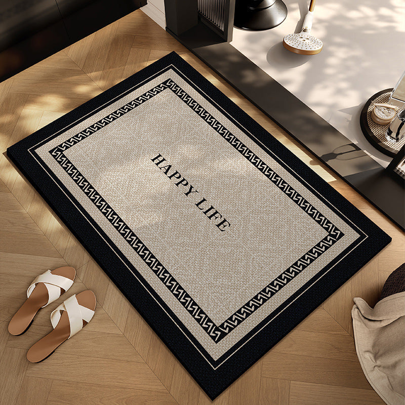 Checkerboard Pattern Entryway Mat