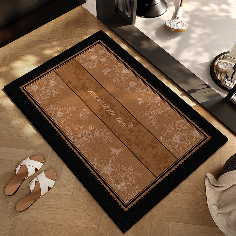 Checkerboard Pattern Entryway Mat