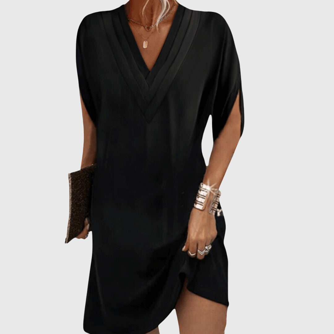 Image of Cheri | Women's V-Neck Mini Dress
